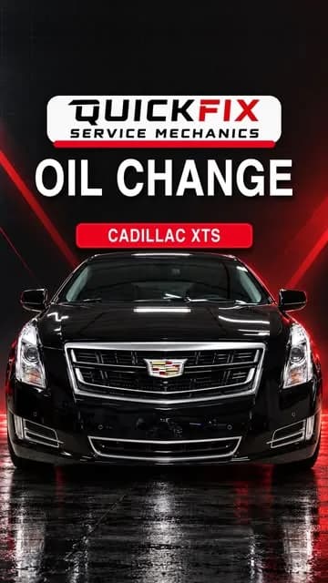 Published cover of QuickFix’s Cadillac XTS oil-change video